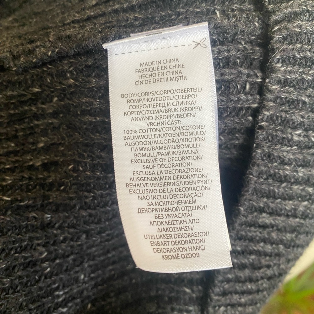 polo ralph lauren gray cardigan - Picture 5 of 6